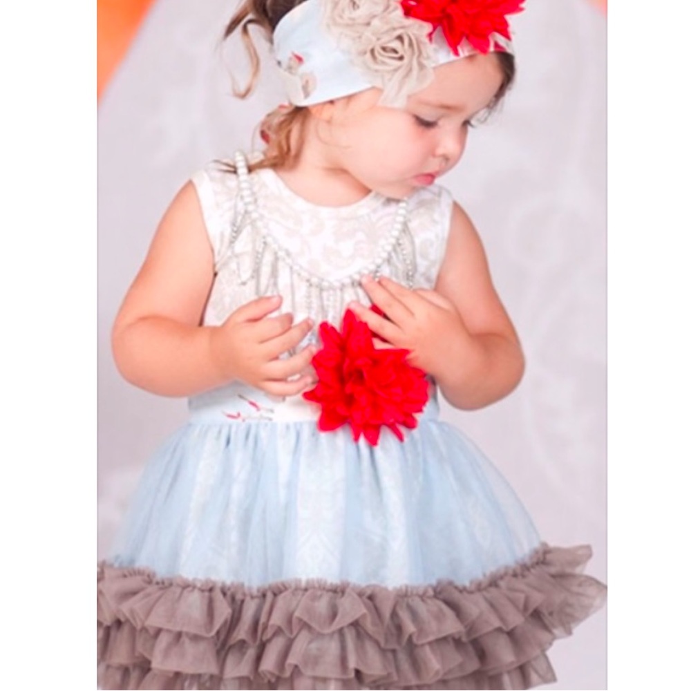 3T Giggle Moon Wedding Bells Tutu Dress- Hard to Find! - Picture 8 of 11